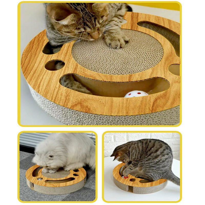 Cat Scratcher and Toy 2 in 1 - Cat Play - Shop for less