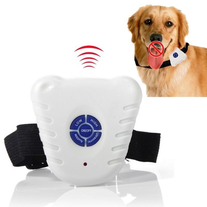 Ultrasonic Shockless Anti-Bark Collar for Dog - Easy Bark - Shop for less