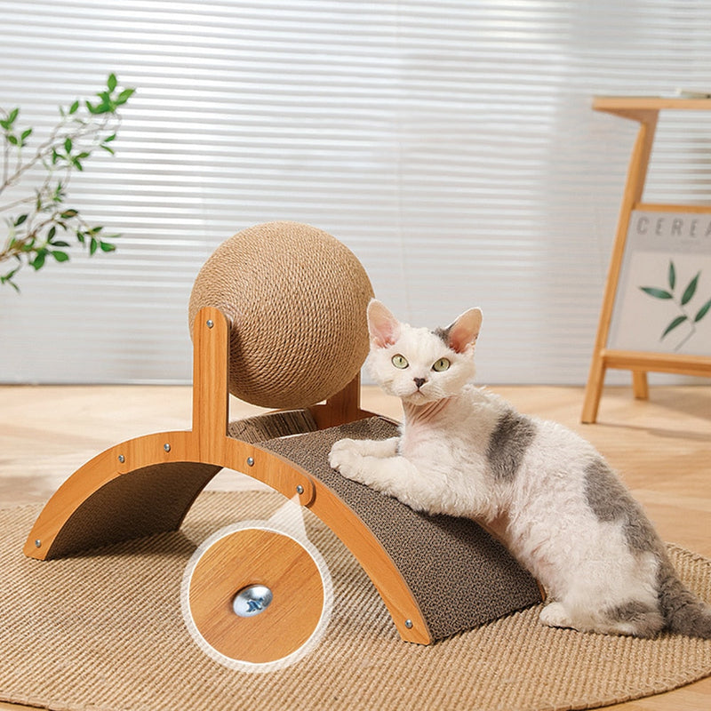 2 in 1 Cat Scratcher - Bridge Ball - Shop for less