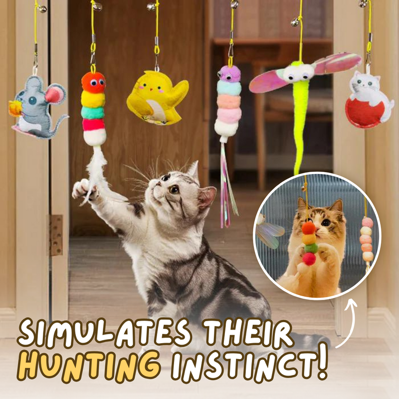 Dangling Cat Toy Set (6 PCS) - Shop for less