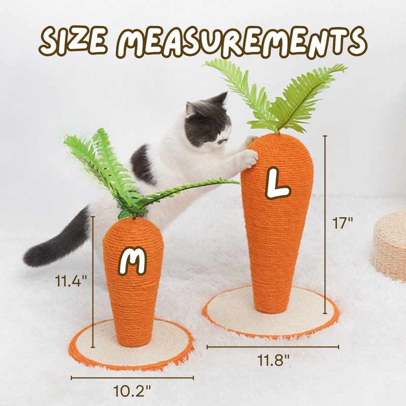 Carrot Cat Scratching Post - Shop for less