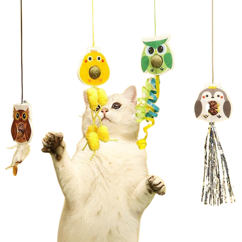 Dangling Catnip Toy (Set of 4) - Shop for less