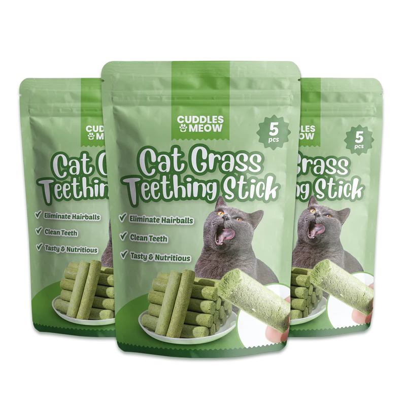 Cat Grass Teething Stick - Shop for less