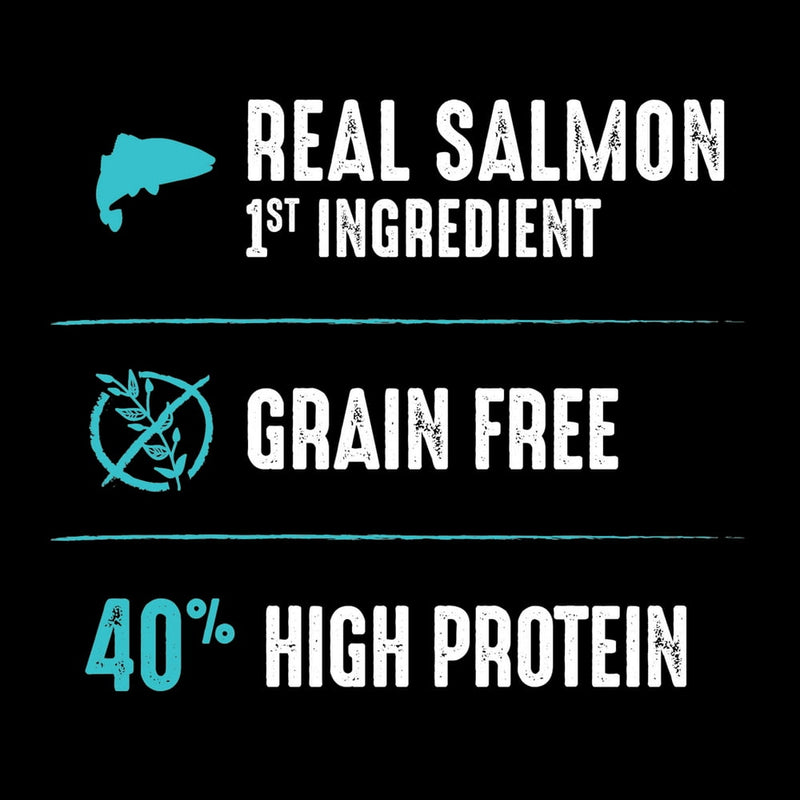 Grain Free with Protein from Salmon & Ocean Fish Dry Adult Cat Food, 4 Pound Bag - Shop for less