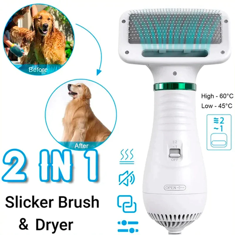 Pet Dryer Brush - Seka Removes Dog and Cat Hair - Shop for less