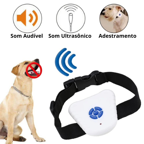 Ultrasonic Shockless Anti-Bark Collar for Dog - Easy Bark - Shop for less