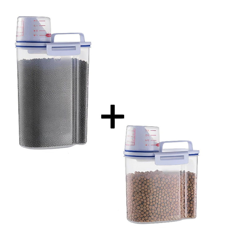 Pet food dispenser and storage unit - Buy 1 and get 2 - Shop for less