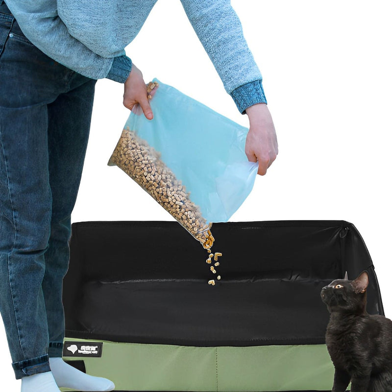 Cat Litter Box - Portable and Foldable - Shop for less