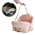 Car Seat and Luxury Carry Bag for Dog 2 in 1 - Chic Paw - Shop for less